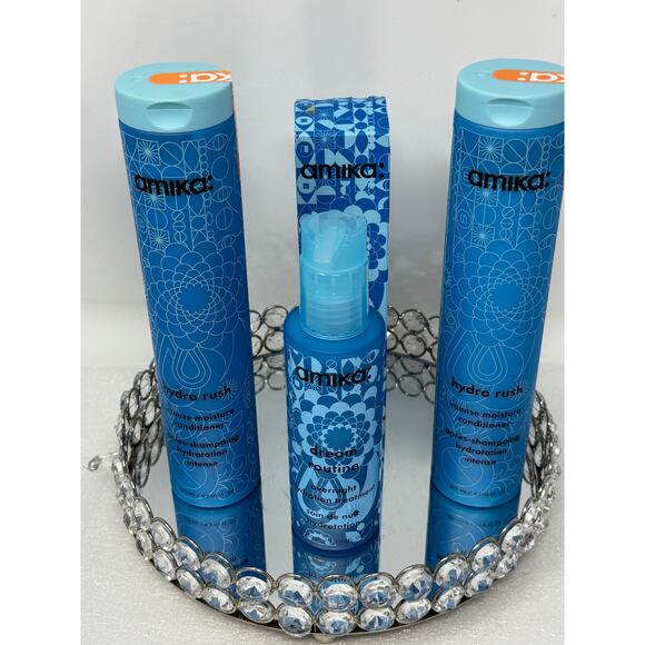 amika Hydro Rush Conditioner + Dream Routine Set (3pc Hydration Bundle) - Picture 1 of 3